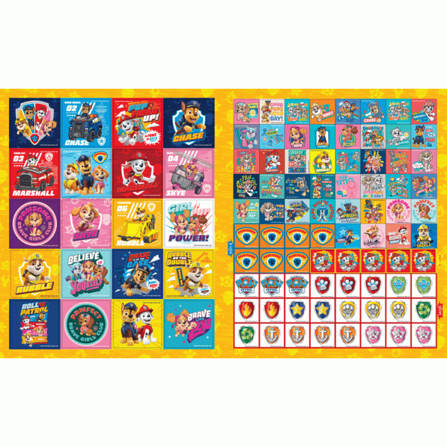 PAW PATROL สนุกกับระบายสีและสติ๊กเกอร์ 100 ดวง